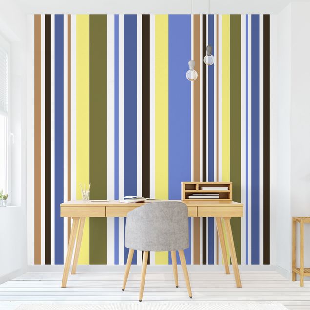 Horizontal striped wallpaper Super Stripes No.2