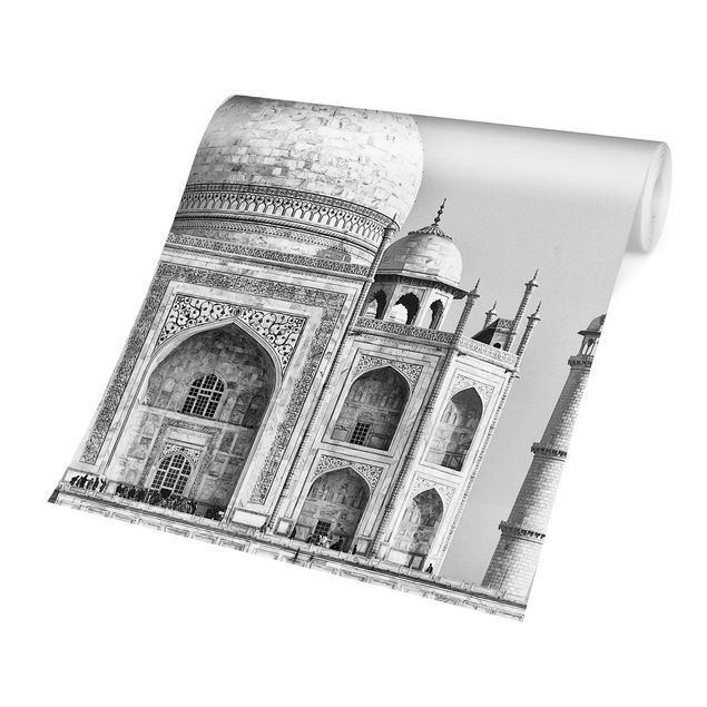 Peel and stick wallpaper Taj Mahal In Gray