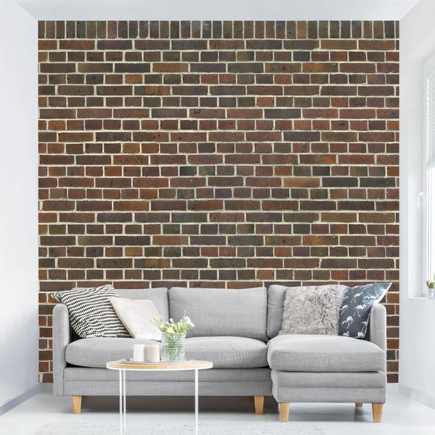 Kitchen Brick Wall Reddish Brown