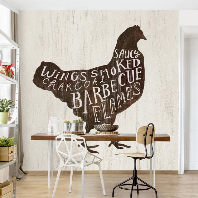 Modern wallpaper designs Farm BBQ - Chicken