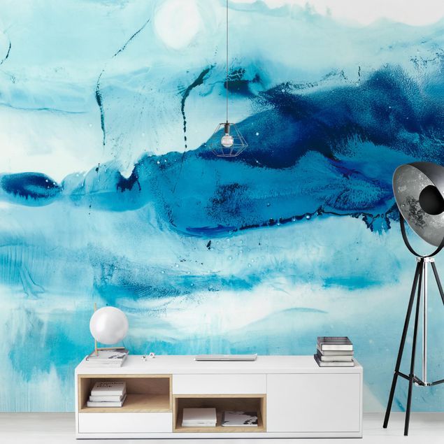 Blue aesthetic wallpaper Blue Flow I