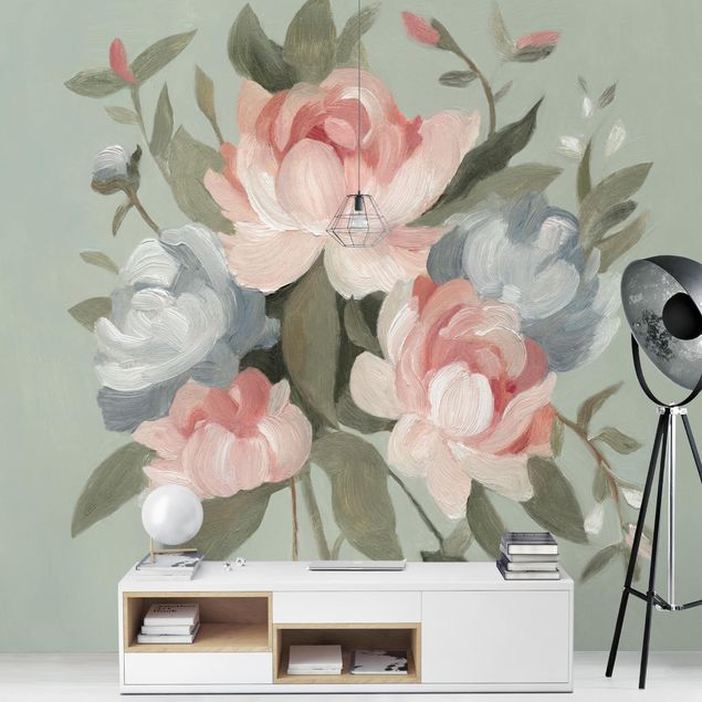 Modern wallpaper designs Bouquet In Pastel I