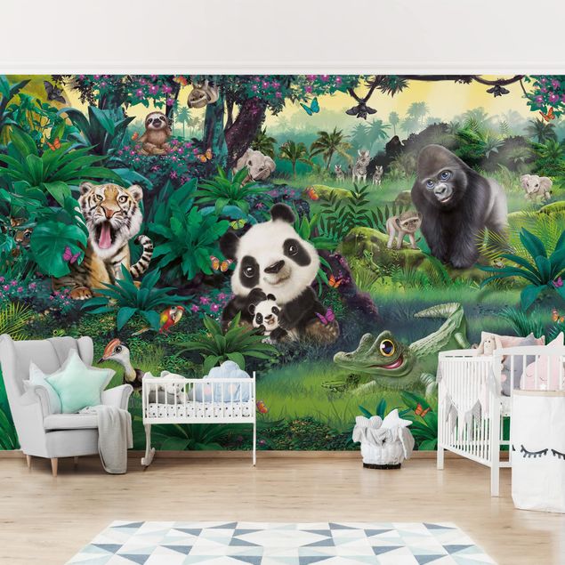 Nursery decoration Animal Club International - Jungle With Animals