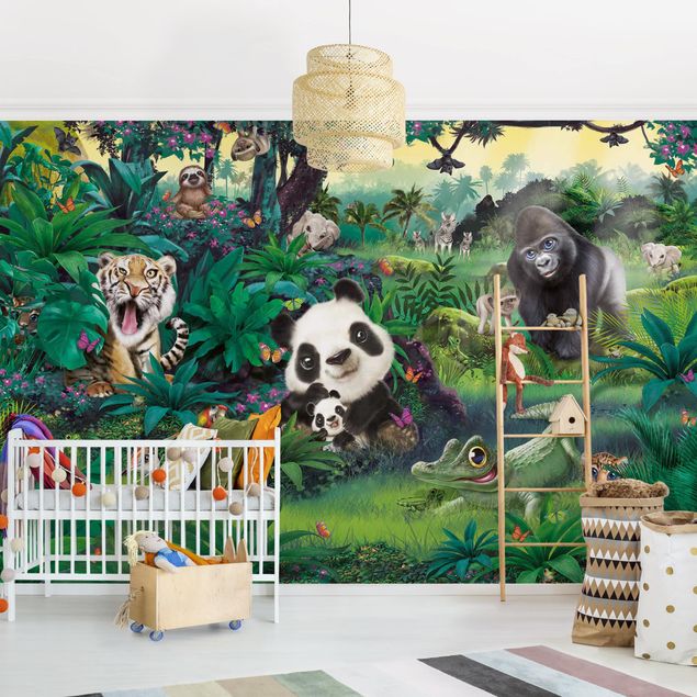 Wallpapers elefant Animal Club International - Jungle With Animals