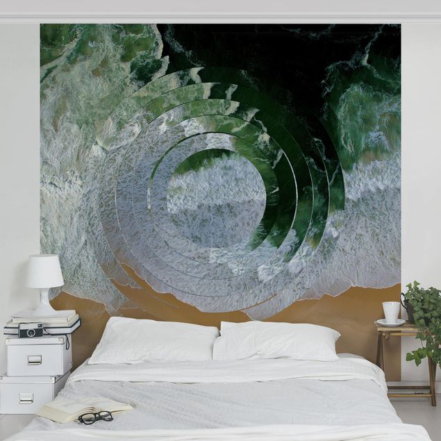 Modern wallpaper designs Geometry Meets Beach