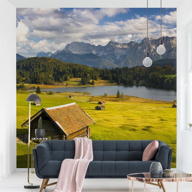 Wallpapers mountain Geroldsee Lake Upper Bavaria