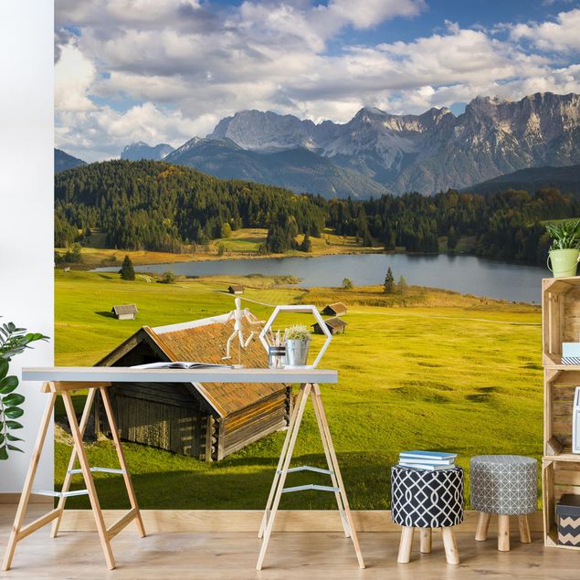 Modern wallpaper designs Geroldsee Lake Upper Bavaria