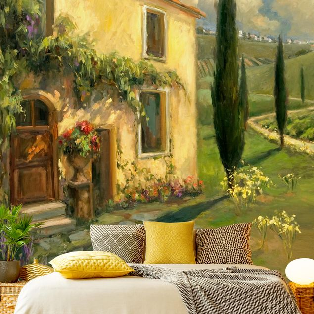 Wallpapers landscape Italian Countryside - Cypress