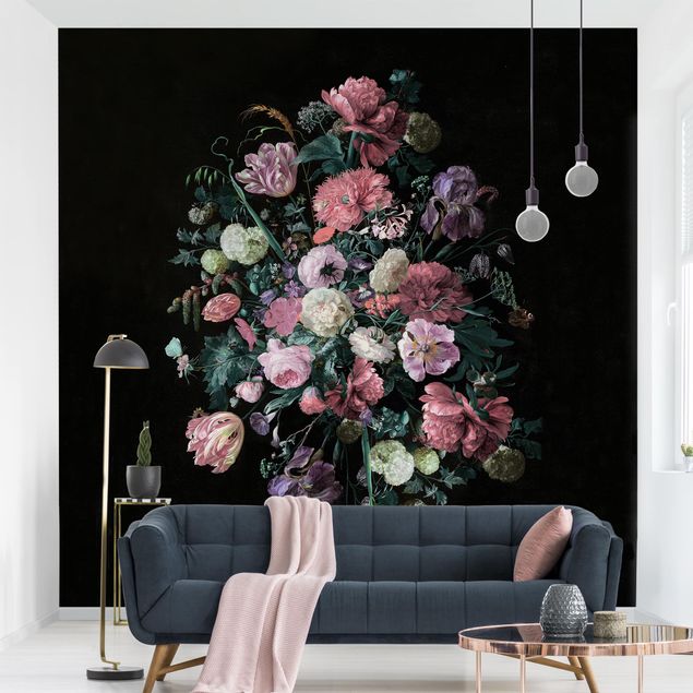 Art styles Jan Davidsz De Heem - Dark Flower Bouquet