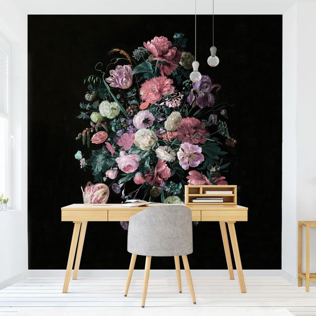 Wallpapers flower Jan Davidsz De Heem - Dark Flower Bouquet