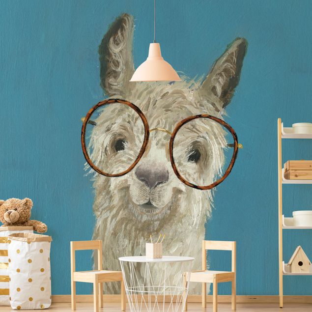 Wallpapers animals Lama With Glasses I