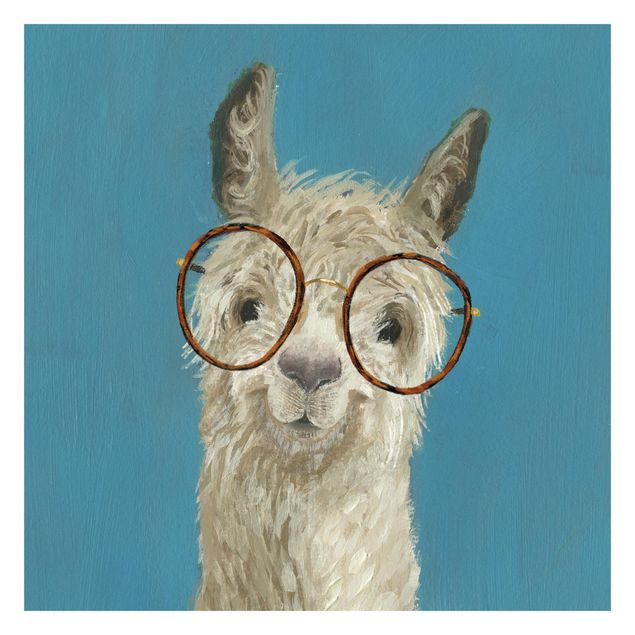 Self adhesive wallpapers Lama With Glasses I