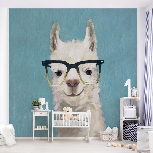 Kids room decor Lama With Glasses IV