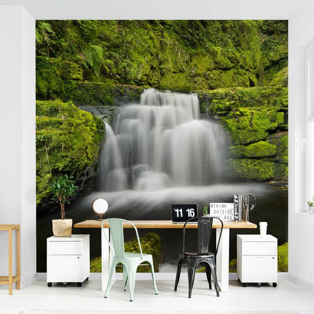 Wallpapers landscape Lower Mclean Falls In New Zealand