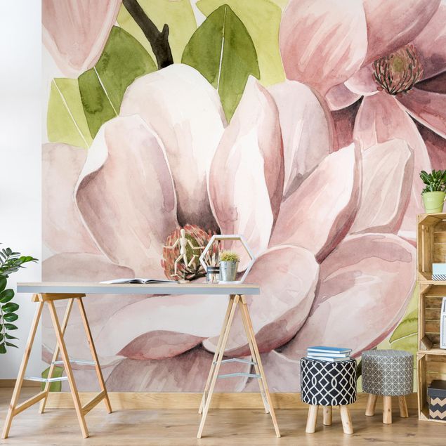 Wallpapers modern Magnolia Blush I