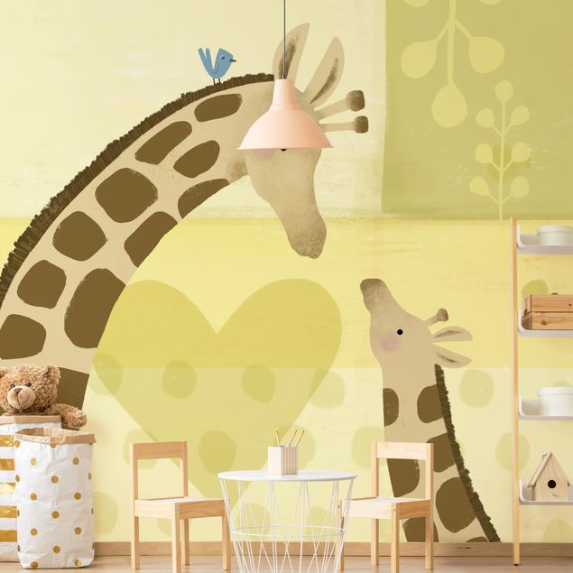 Wallpapers animals Mum And I - Giraffes