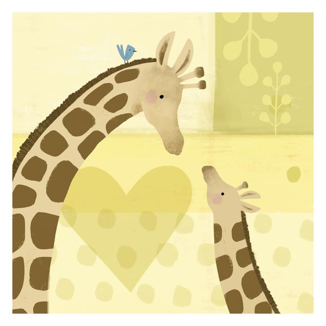 Self adhesive wallpapers Mum And I - Giraffes
