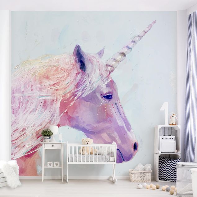 Contemporary wallpaper Mystic Unicorn I