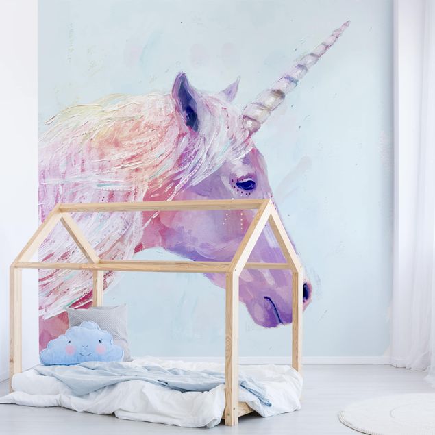 Pink aesthetic wallpaper Mystic Unicorn I