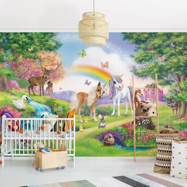 Nursery decoration Animal Club International - Magical Forest With Unicorn