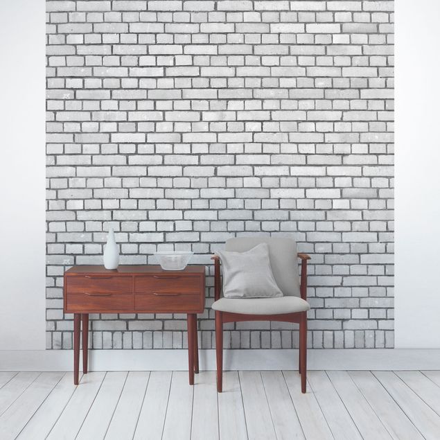 Wallpapers patterns Brick Wall White