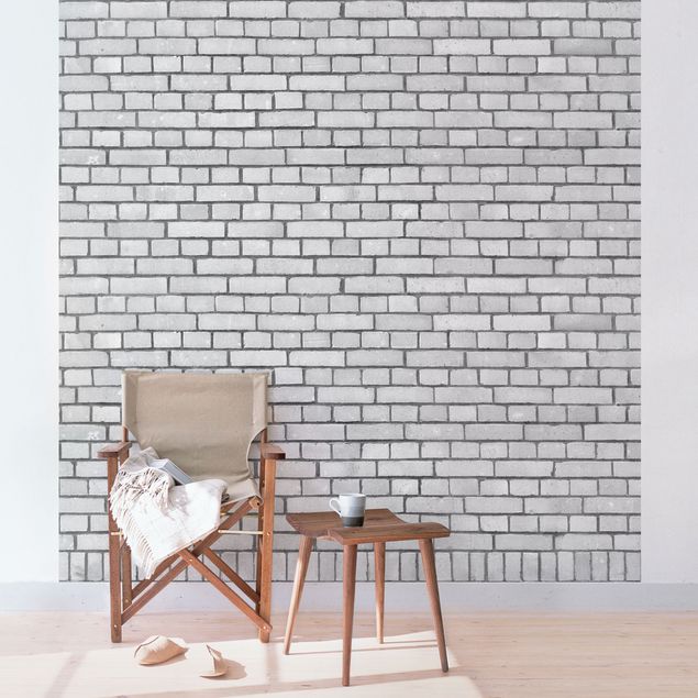 Wallpapers modern Brick Wall White