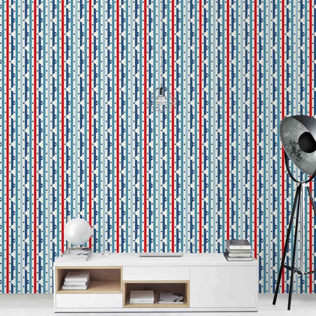 Wallpapers geometric Dewdrop On Stripes
