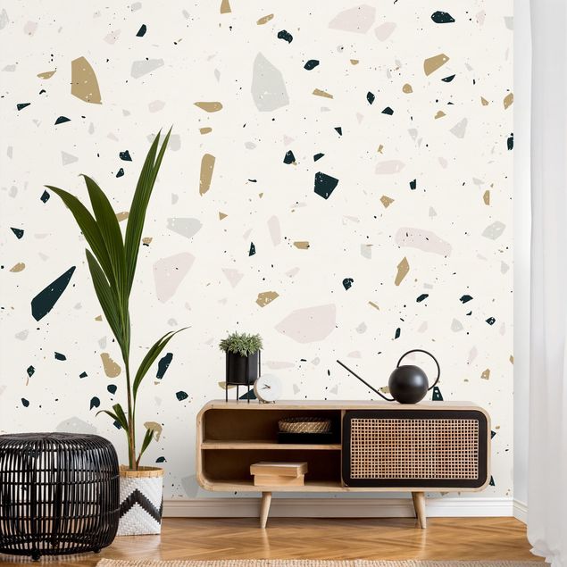 Modern wallpaper designs Terrazzo Pattern San Remo