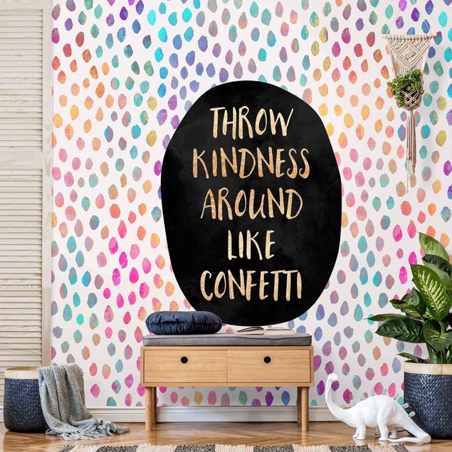 Kitchen Throw Kindness Around Like Confetti