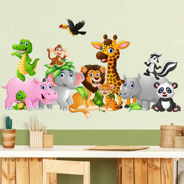 Wall stickers animals Animals of the jungle