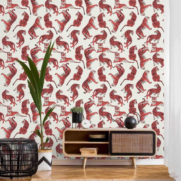 Wallpapers cat Tiger Pattern