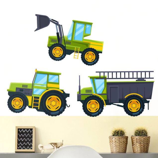 Kids room decor Tractor and Co