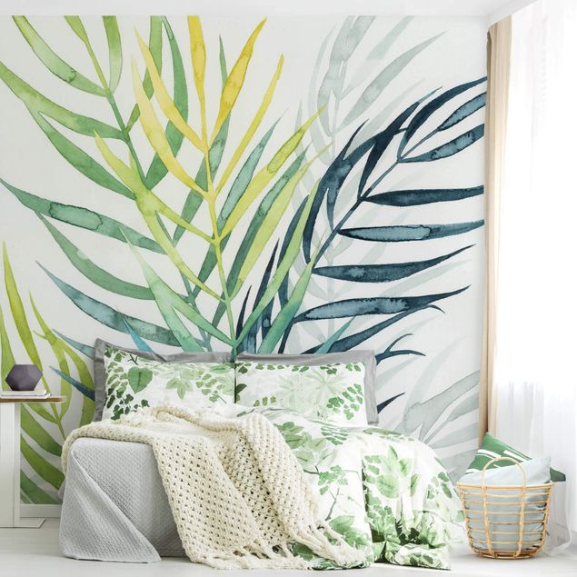 Wallpapers white Tropical Foliage - Palme