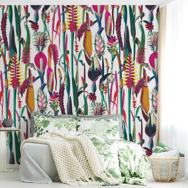 Wallpapers flower Tropical Luxury Pattern XXL