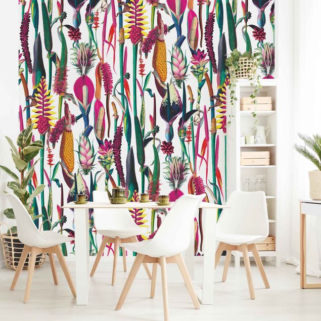 Wallpapers modern Tropical Luxury Pattern XXL