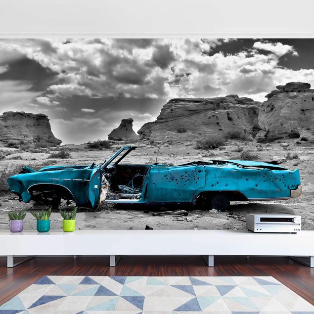 Wallpapers landscape Turquoise Cadillac