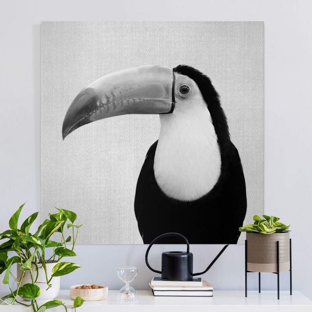 Nursery decoration Toucan Torben Black And White