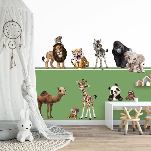 Jungle theme wall stickers Animals In Africa