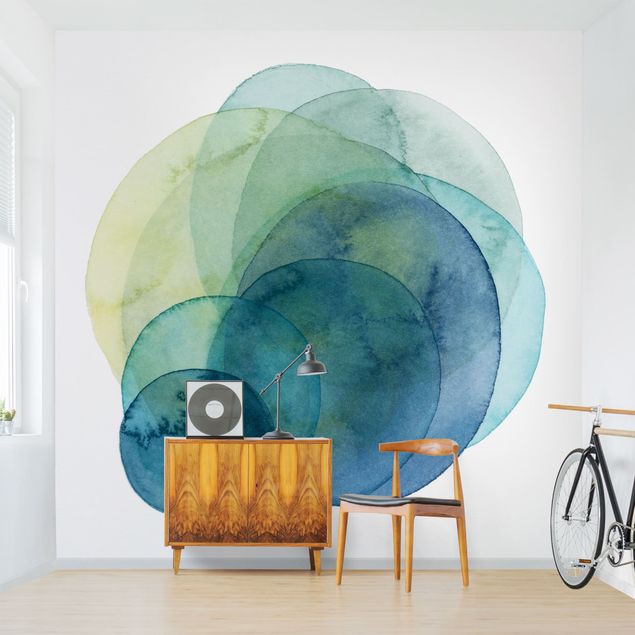 Blue aesthetic wallpaper Big Bang - Green