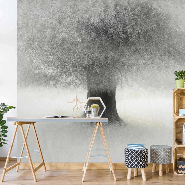 Wallpapers forest Dreaming Tree In White