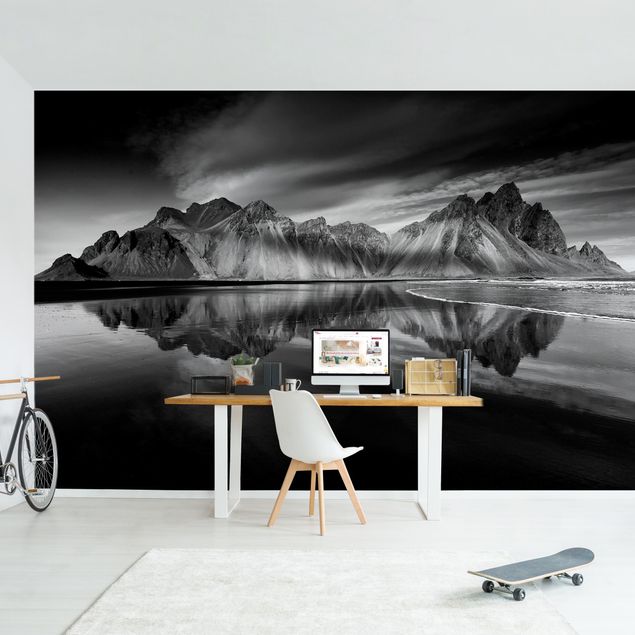 Modern wallpaper designs Vesturhorn In Iceland