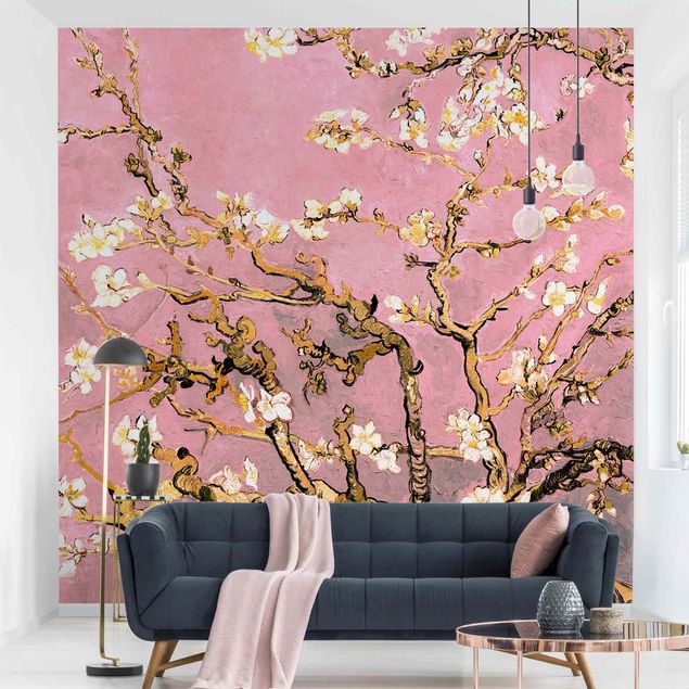Kitchen Vincent Van Gogh - Almond Blossom In Antique Pink