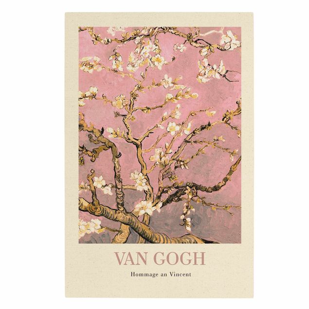 Art posters Vincent van Gogh - Almond Blossom In Pink - Museum Edition