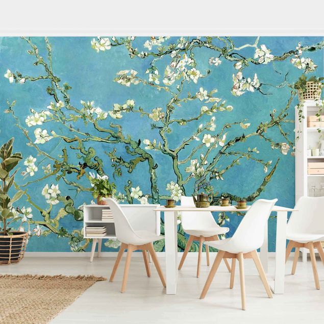 Abstract impressionism Vincent Van Gogh - Almond Blossoms