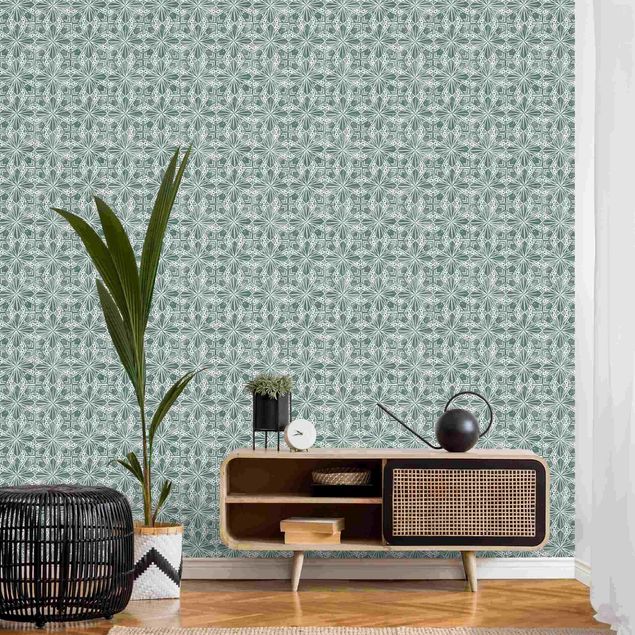 Wallpapers modern Vintage Pattern Geometric Tiles