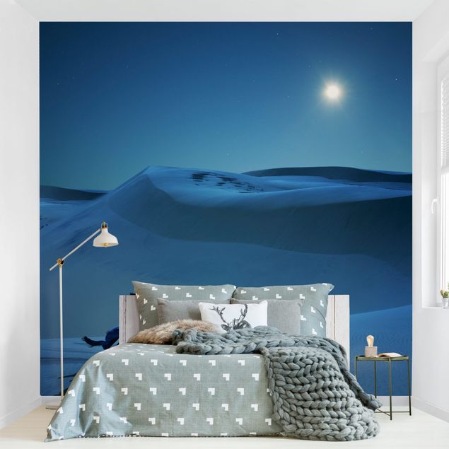 Wallpapers dunes Full Moon Over The Desert