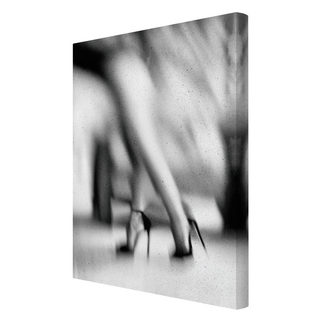 Prints black and white Walking in Paris