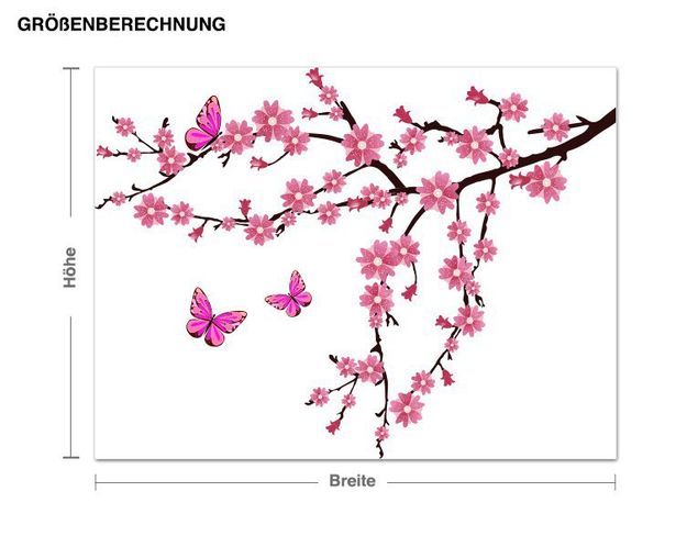 Kitchen Branch With Cherry Blossoms