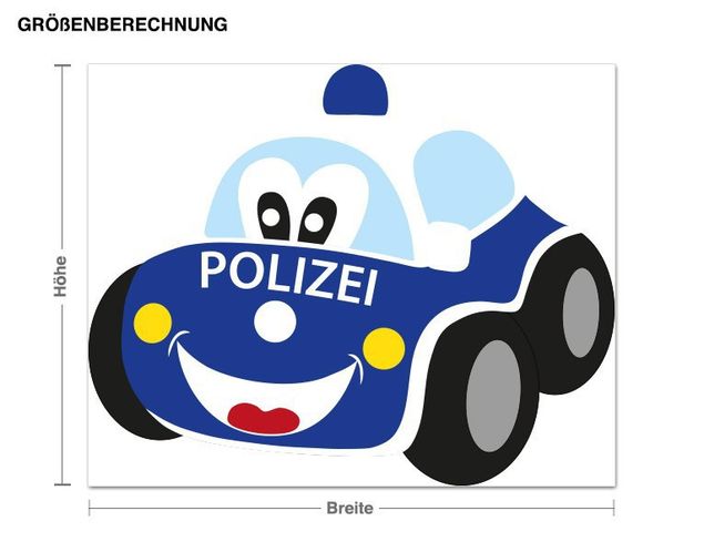 Nursery decoration Police Car