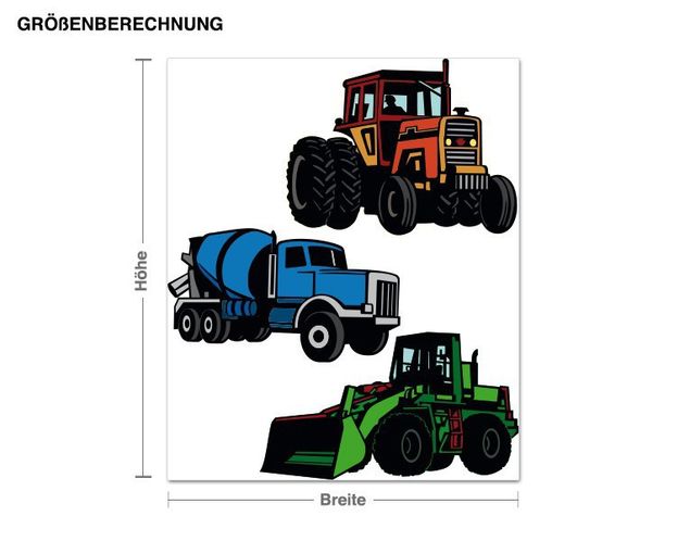 Tractor wall stickers Tractors